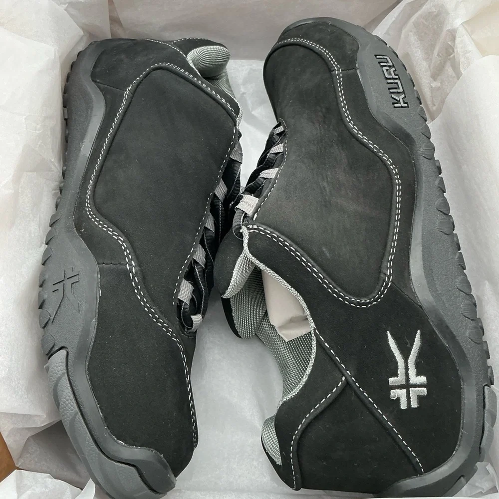 KURU CHICANE Men's Black and Gray Athletic Shoes size 8‎ Wide